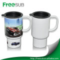 Wholesale ceramic sublimation travel mugs printing